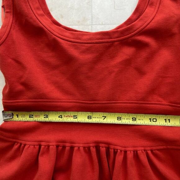 Diane Von Furstenberg Cezanne Red Orange Stretch Midi Dress w/‎ pockets sz 0 - Picture 8 of 13